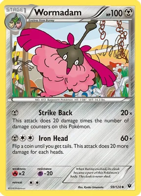 Wormadam (59) from XY - Fates Collide