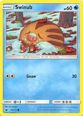 Swinub from SM - Crimson Invasion