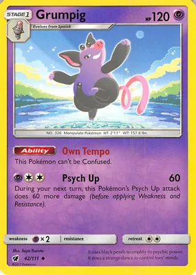 Grumpig from SM - Crimson Invasion