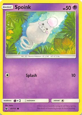 Spoink from SM - Crimson Invasion