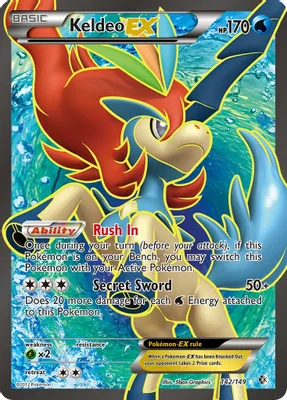 Keldeo EX (142 Full Art) from Boundaries Crossed