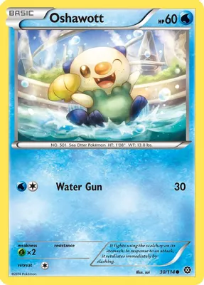 Oshawott from XY - Steam Siege