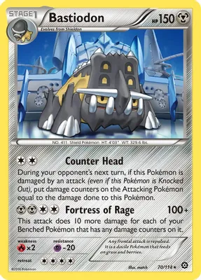 Bastiodon from XY - Steam Siege