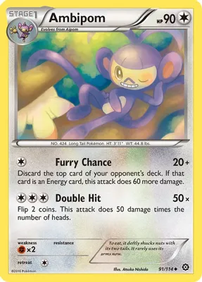 Ambipom from XY - Steam Siege