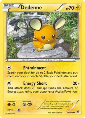 Dedenne from XY - Furious Fists