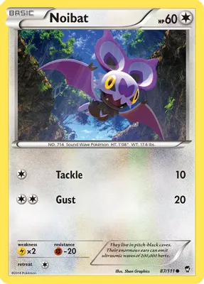 Noibat from XY - Furious Fists