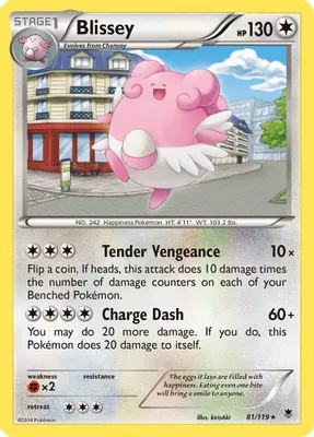 Blissey from XY - Phantom Forces
