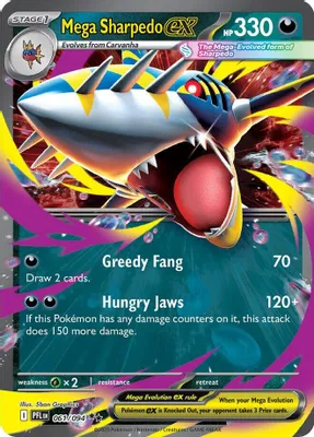 Mega Sharpedo ex - 061/094 from ME02: Phantasmal Flames