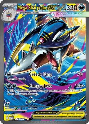 Mega Sharpedo ex - 127/094 from ME02: Phantasmal Flames