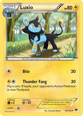 Luxio from XY - BREAKpoint