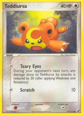 Teddiursa from EX Unseen Forces