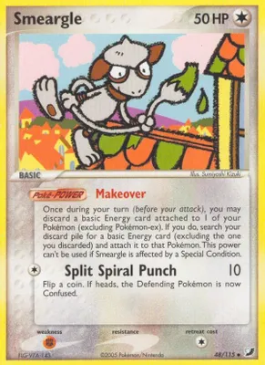 Smeargle from EX Unseen Forces