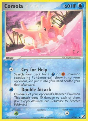Corsola from EX Unseen Forces