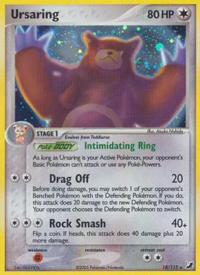 Ursaring from EX Unseen Forces