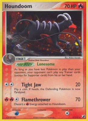 Houndoom from EX Unseen Forces