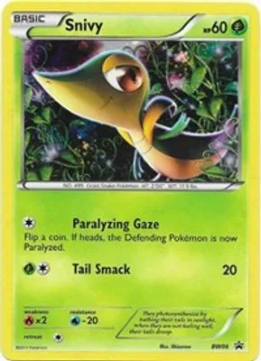 Snivy - BW06 from Black and White Promos