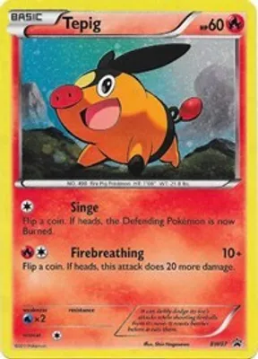 Tepig - BW07 from Black and White Promos