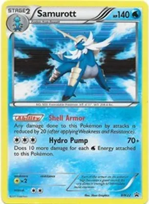 Samurott - BW22 from Black and White Promos