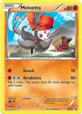 Meloetta - BW69 from Black and White Promos