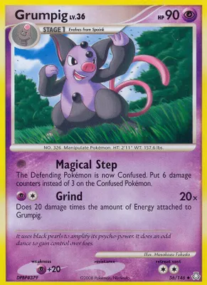 Grumpig from Legends Awakened