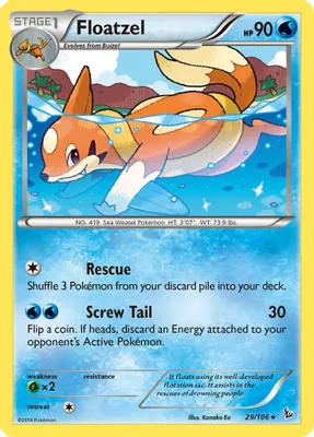 Floatzel from XY - Flashfire