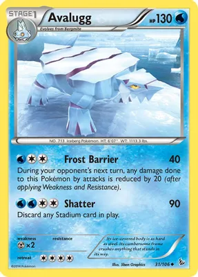 Avalugg from XY - Flashfire