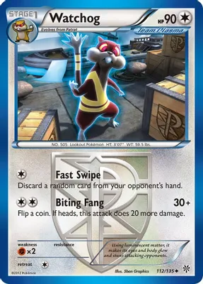 Watchog (Team Plasma) (112) from Plasma Storm