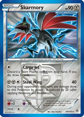 Skarmory (Team Plasma) from Plasma Storm