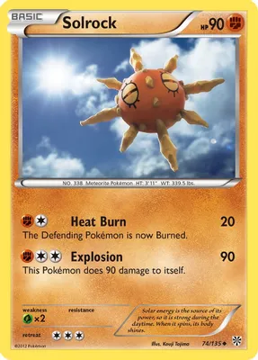 Solrock from Plasma Storm