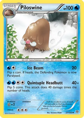 Piloswine from Plasma Storm