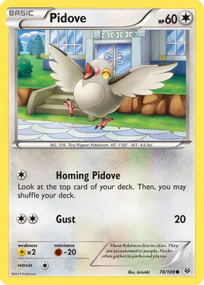 Pidove from XY - Roaring Skies