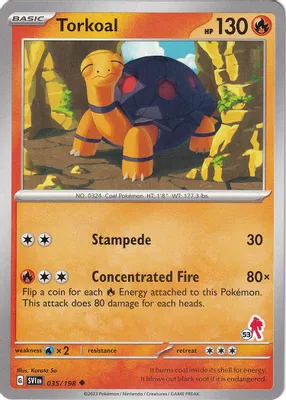 Torkoal - Armarouge 53 from Battle Academy 2024