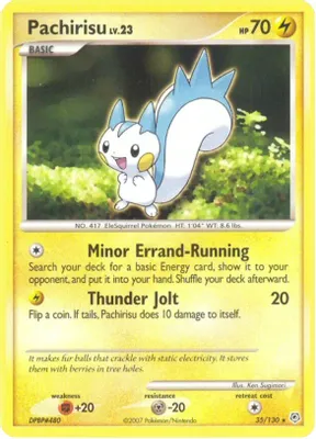 Pachirisu from Diamond and Pearl