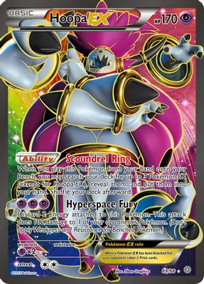 Hoopa EX (89 Full Art) from XY - Ancient Origins