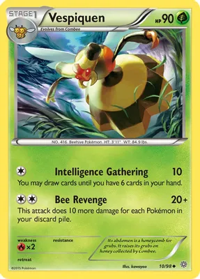 Vespiquen (10) from XY - Ancient Origins