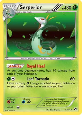 Serperior (6) from Black and White