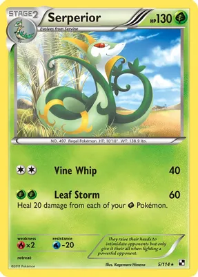 Serperior (5) from Black and White