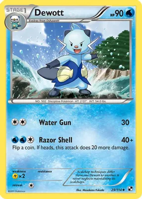 Dewott (29) from Black and White