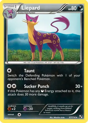 Liepard from Black and White