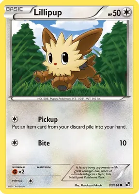 Lillipup (80) from Black and White