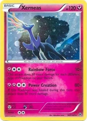 Xerneas - 107/162 (Cosmos Holo) from Blister Exclusives