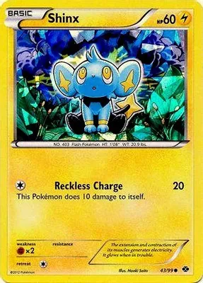 Shinx - 43/99 (Cracked Ice Holo) from Blister Exclusives