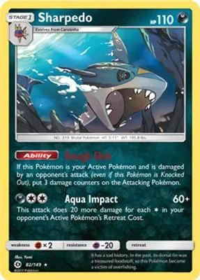Sharpedo - 82/149 (Cosmos Holo) from Blister Exclusives