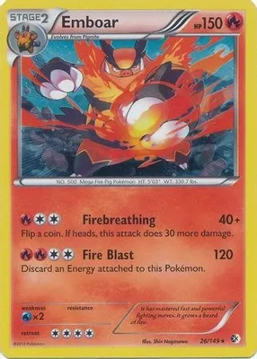 Emboar - 26/149 (Cosmos Holo) from Blister Exclusives