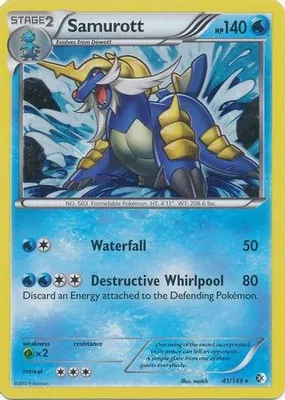 Samurott - 41/149 (Cosmos Holo) from Blister Exclusives