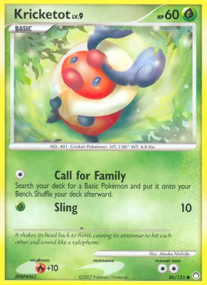 Kricketot from Mysterious Treasures