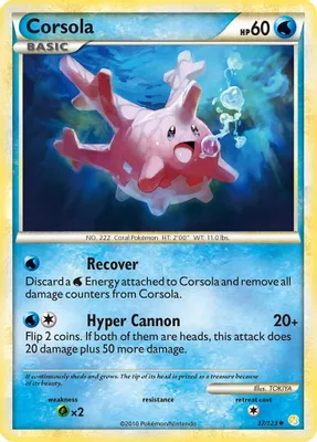 Corsola from HeartGold SoulSilver