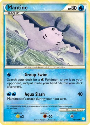 Mantine from HeartGold SoulSilver
