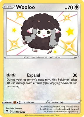 Wooloo from Shining Fates: Shiny Vault