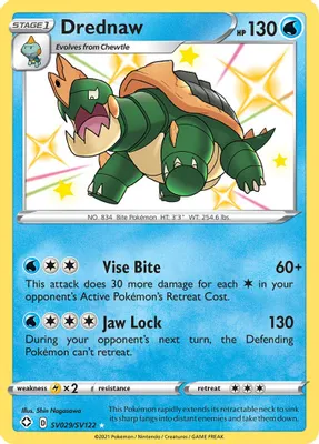 Drednaw from Shining Fates: Shiny Vault